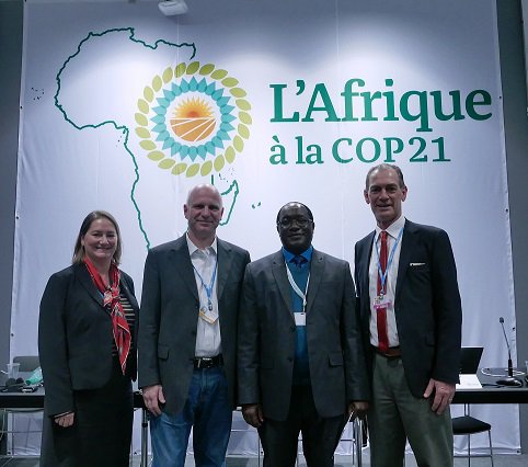 Attendees and speakers at COP21