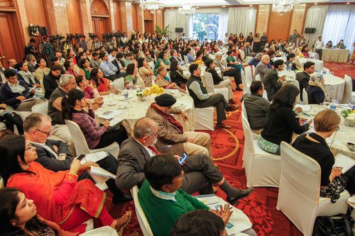 Packed to capacity at the Delhi Global Nutrition Report 2015 and India Health Report launch event